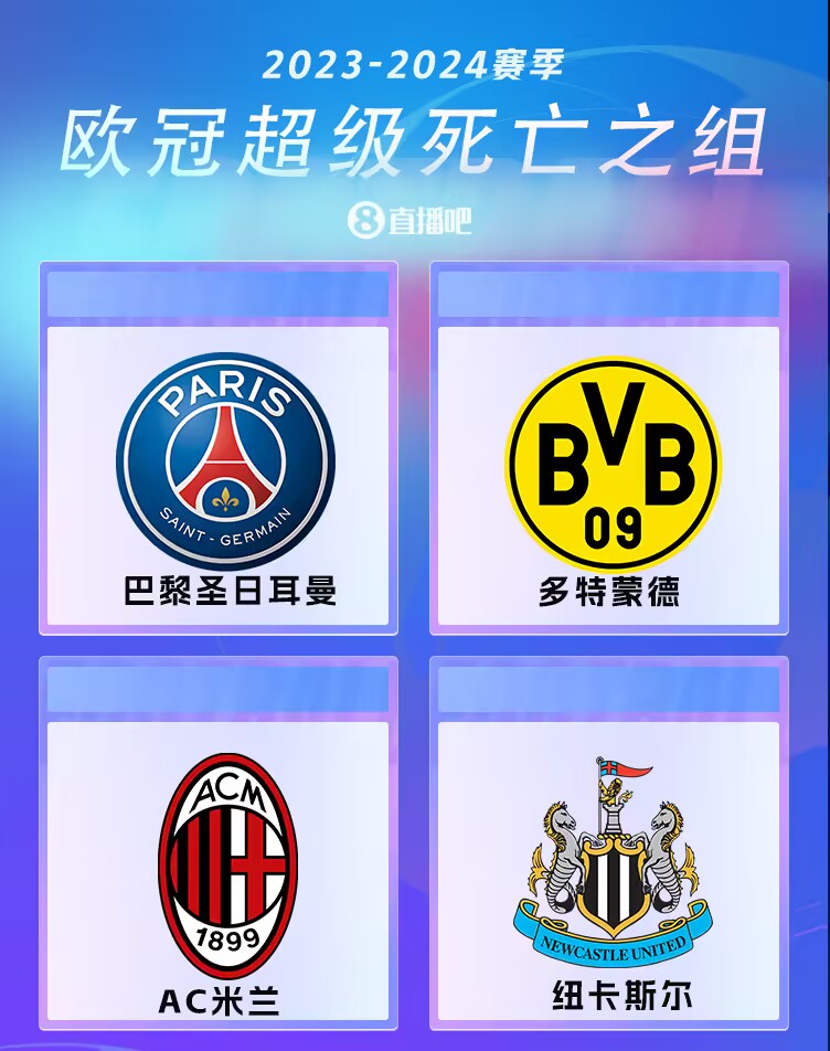 【万博足球】欧冠死亡之组:?巴黎输球 ?米兰1-5遭首败 ?多特纽卡胜出