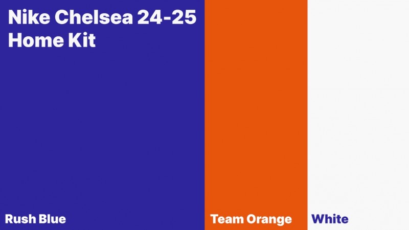 【万博足球】蓝军2024-25赛季主场球衣配色曝光：首次采用深蓝、团队橙和白色