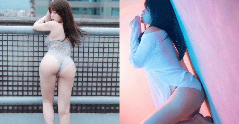 單身的來！「苡琍Hana」熱情頂出白皙大蜜桃，歡慶520不忘撫平男粉心！