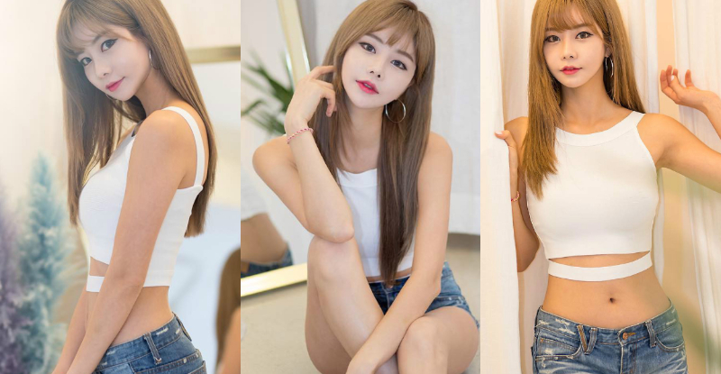 【万博娱乐】正妹只穿運動背心「可愛圓乳」形狀好明顯，性感噘唇看起來好多汁誘人！
