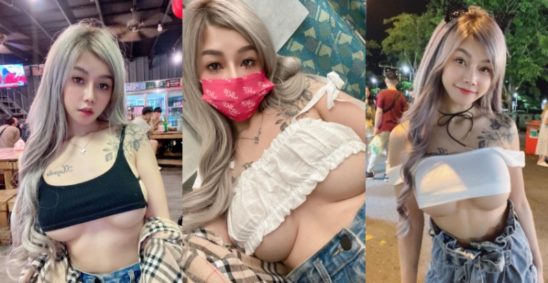 【万博娱乐】這麼怕熱？性感巨乳妹「張嘻嘻」衣服都只穿半截露出渾圓南半球