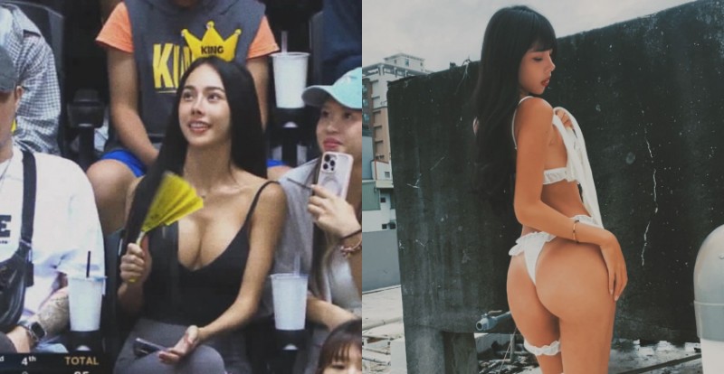 【万博娱乐】新莊籃球比賽場邊爆乳美女引起關注 原來是翹臀女王李尾巴