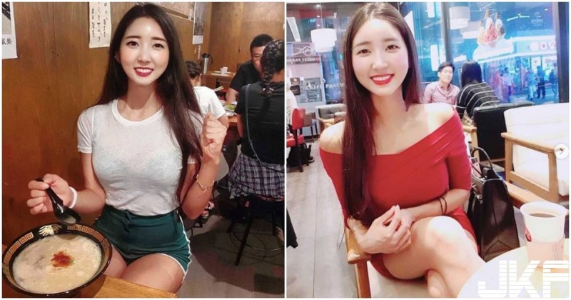 【万博娱乐】吃拉麵遇到超兇正妹,白T透出「黑色內衣」,若隱若現最受不了…