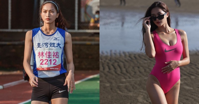 【万博娱乐】8頭身「跳遠精靈」身材比例太完美!台灣體大畢業的她還身兼模特兒!