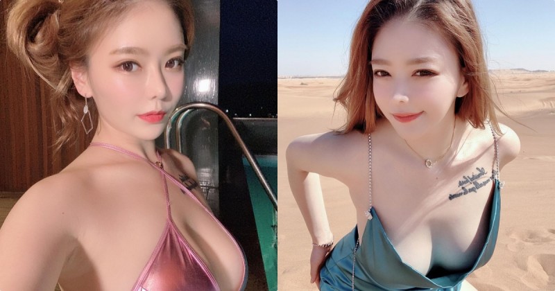 【万博娱乐】性感辣模「洋裝太寬鬆美乳要掉出」,飽滿深溝「乳球太誘人」!