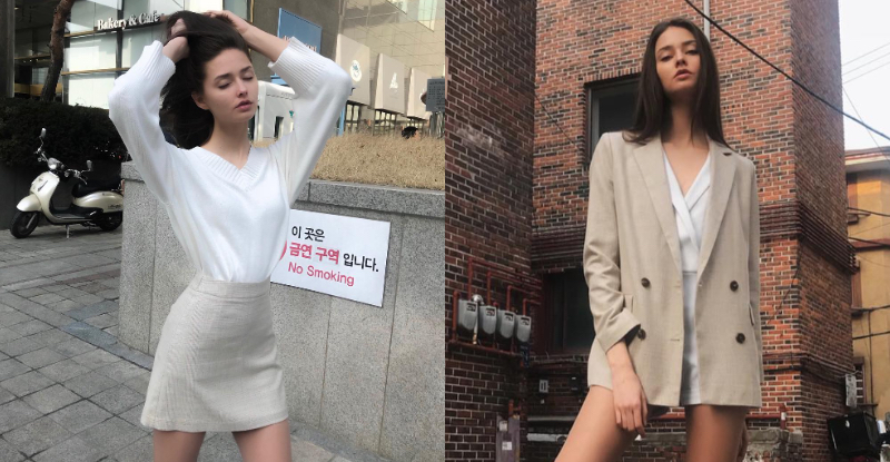 【万博娱乐】回頭率百分百！氣質正妹大露「修長美腿」　走在路上勾引不斷挑逗意味十足