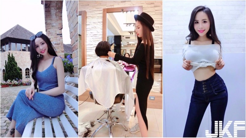 【万博娱乐】想找她剪!桃園「性感理髮師」辣翻!胸前壕溝「中路大開」讓人受不了…