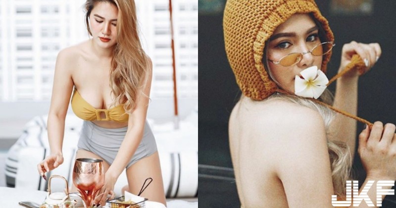 【万博娱乐】男粉著迷女粉崇拜的「超人氣IG正妹」！不經意倒出「渾圓巨乳」豐滿上圍飄出厚奶香！