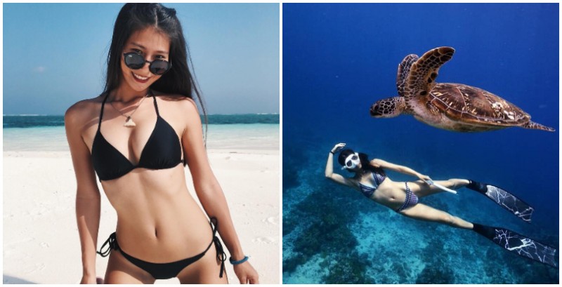 【万博娱乐】陽光性感的代言人！美人魚般的「陽光正妹」輕輕一笑就能融化整座冰山！