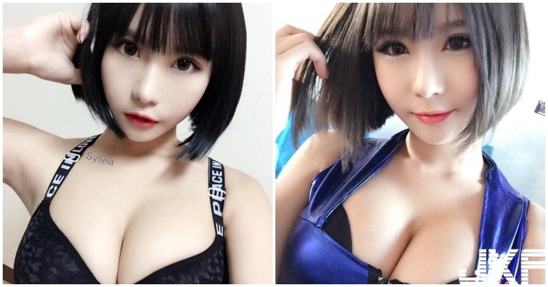 【万博娱乐】短髮女甜心「希維亞」！　火辣比基尼照好兇悍，F奶快爆出來了！