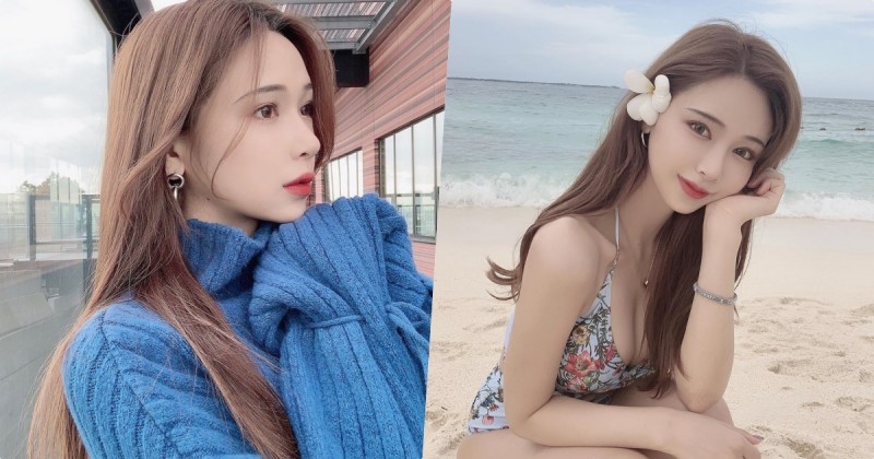 【万博娱乐】氣質正妹老闆娘「原來是隱乳系」，海邊穿比基尼「中間深溝好長一條」！