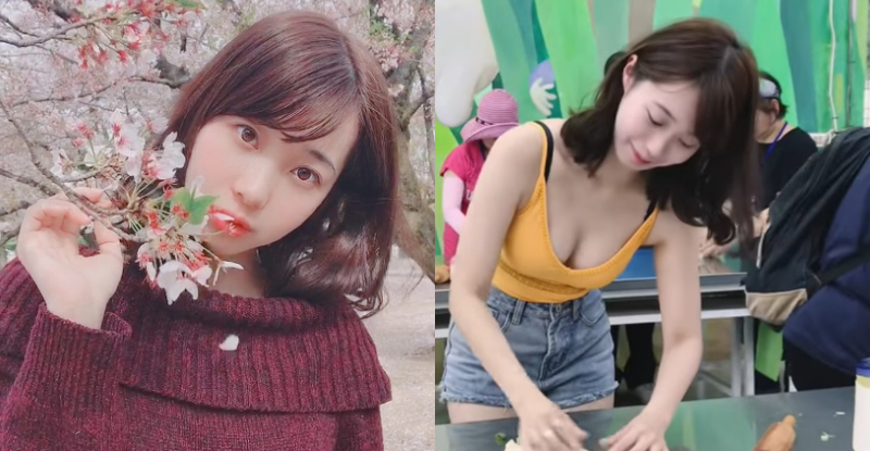 【万博娱乐】雙峰晃得好可口！清新正妹「搣時潘Miss Pun」來台拔蔥擀麵糰，製作過程讓人又熱又麻！