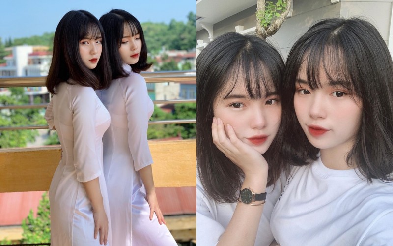 【万博娱乐】越南17歲「爆乳雙胞胎」辣穿奧黛！超緊繃「貼身曲線」引暴動啦