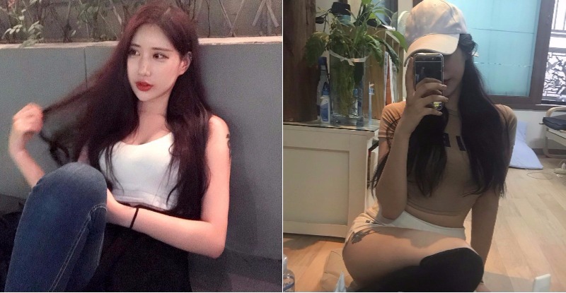 【万博娱乐】隱乳正妹低胸背心「美乳」若隱若現，飽滿「小饅頭」看起來格外可口！