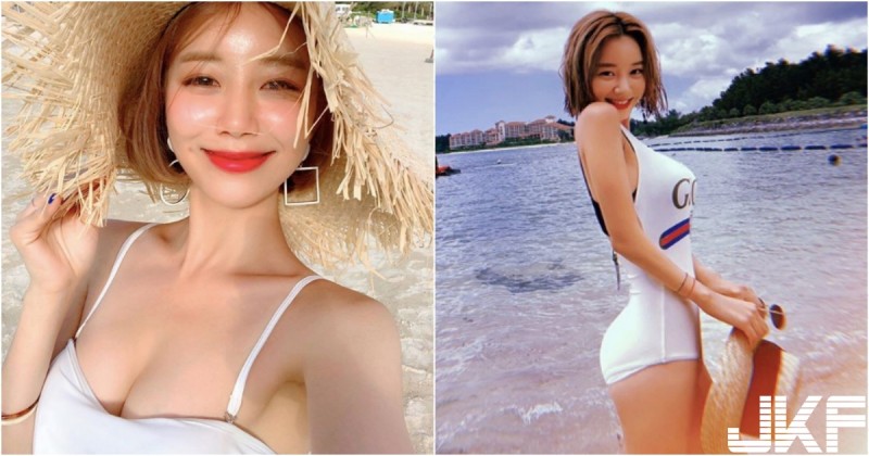 【万博娱乐】「泡菜妹子」突襲日本海邊！甜美臉蛋＋「美胸翹臀」殺傷力太強大啦！