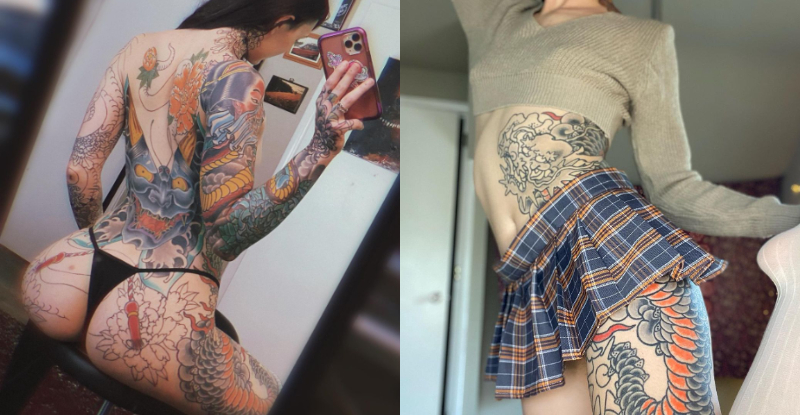 【万博娱乐】人中龍鳳！性感妹刺青超霸氣　走大哥女人路線…讓人腿軟直呼惹不起！