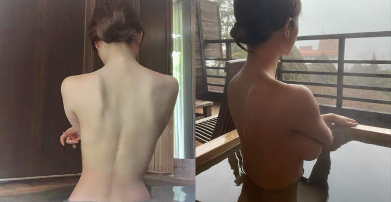 【万博娱乐】「混血御姊」泡湯現「斷崖式美腰」，側奶弧度讓網友身心發燙