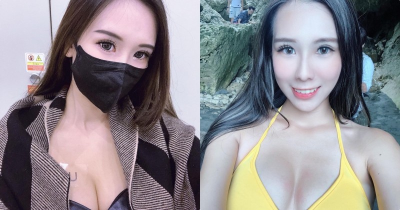 【万博娱乐】正妹「佳蓉」戴口罩自拍超爆乳，「邪惡的視角」電力超強大！