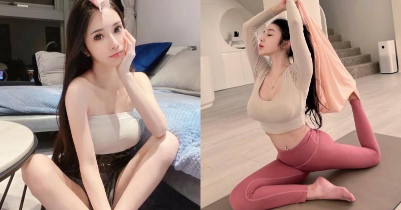 【万博娱乐】巨乳小隻馬「沈琪琪」身材好軟Ｑ！貼身瑜珈服展現曼妙曲線～