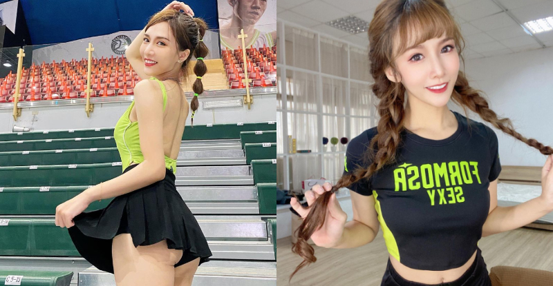 【万博娱乐】夢想家啦啦甜心「牛奶」階梯溢出蜜桃香，「鮮嫩微笑線」讓全場狂嗨