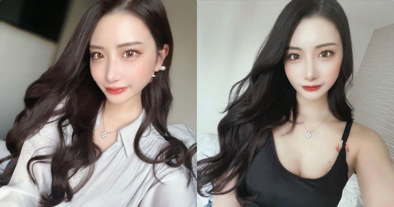 【万博娱乐】眼神充滿魅惑力的「美豔正妹」，自拍時「性感S曲線」好勾人！