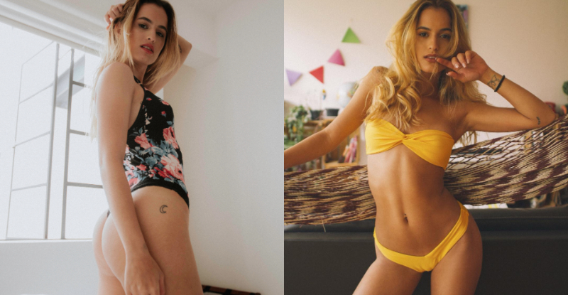 【万博娱乐】這是一種暗示！妹子伸個懶腰就露乳球　「衣服底下什麼都沒穿」好嗨阿～