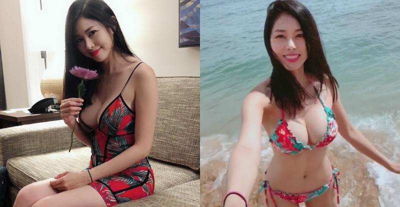 【万博娱乐】好猖狂！比基尼正妹夾帶一對「混圓大奶」下海，「乳波洶湧」不斷湧現！