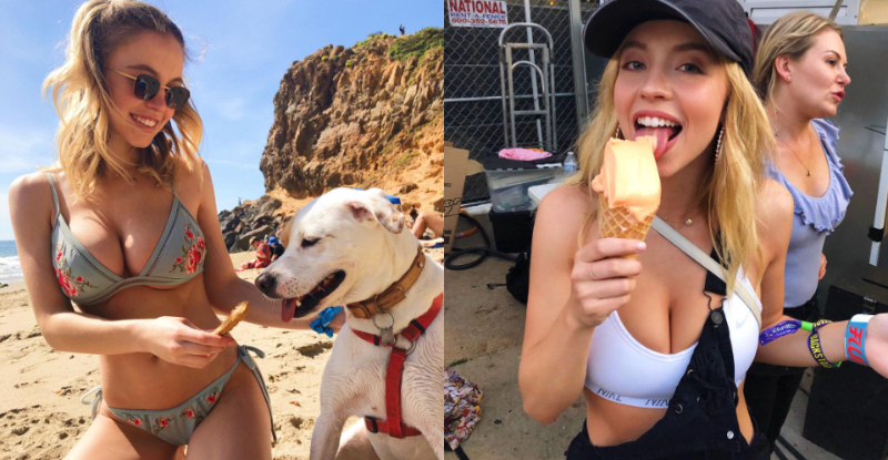 【万博娱乐】吃冰不忘放送福利！大奶妹PO消暑清涼照與粉絲同樂　真實身分曝光超狂