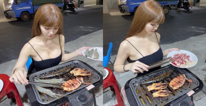【万博娱乐】鄰居正妹「爆乳BBQ」好火辣　仔細看是最性感英文教師！