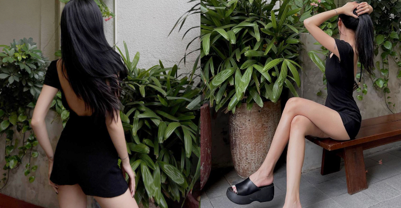 【万博娱乐】不只背影殺…美腿也很殺！不露臉妹正臉曝光　高顏值讓網友再次暴動