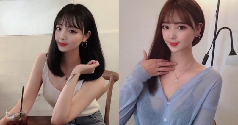 【万博娱乐】隱乳系鄰家女孩「은정」胸形超渾圓，透膚針織衫「誘惑視角曝光」！