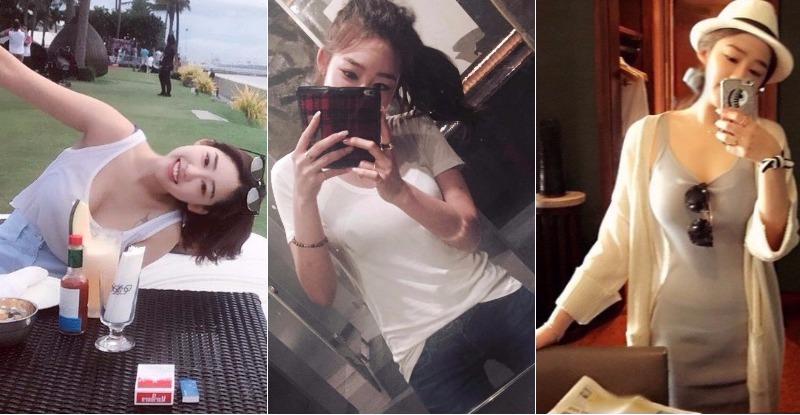 【万博娱乐】賣場捕獲「鄰家系女孩」！逆天美腿背影讓人戀愛，鏤空背心「隱乳」從旁溢出…