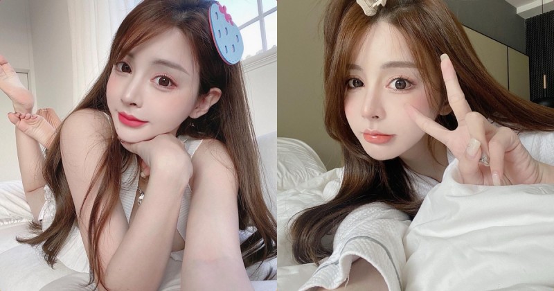 【万博娱乐】大眼正妹「床上自拍又純又欲」，「白皙曲線」讓人馬上醒腦！