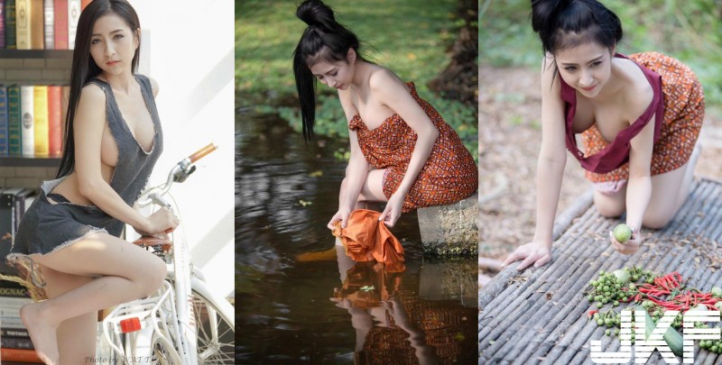 【万博娱乐】河邊驚見正妹全身只圍一塊布！彎腰洗褲「白嫩巨乳」快掉出來…