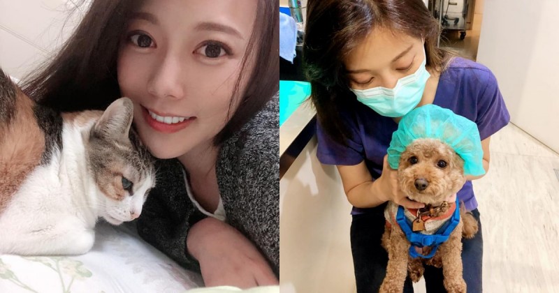 【万博娱乐】全台最正獸醫師「魏立寧」，笑容親切甜美糖度超高，網友瘋狂羨慕貓狗：想當禽獸！