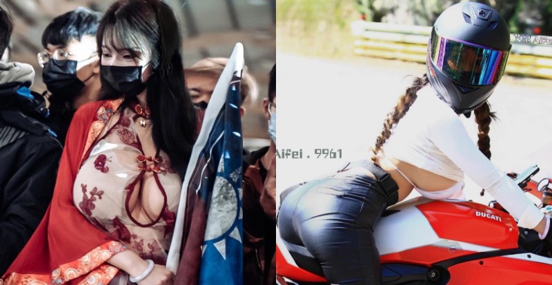 【万博娱乐】台中車展人群中驚見「薄紗爆乳妹」　一手無法掌握的大小太吸睛