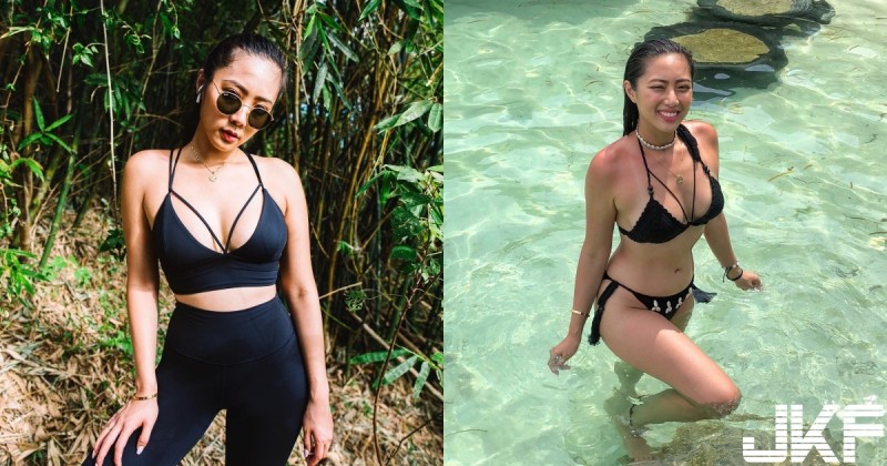【万博娱乐】從海邊辣到山上！台灣黑辣正妹「Sophia」性感身材擋不住，好想跟她一起運動！