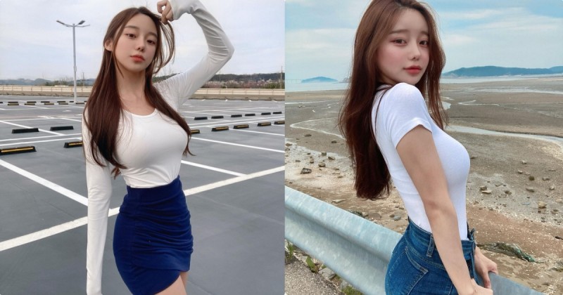 【万博娱乐】童顏妹子「風格日趨性感成熟」，停車場前大秀「火辣曲線」！