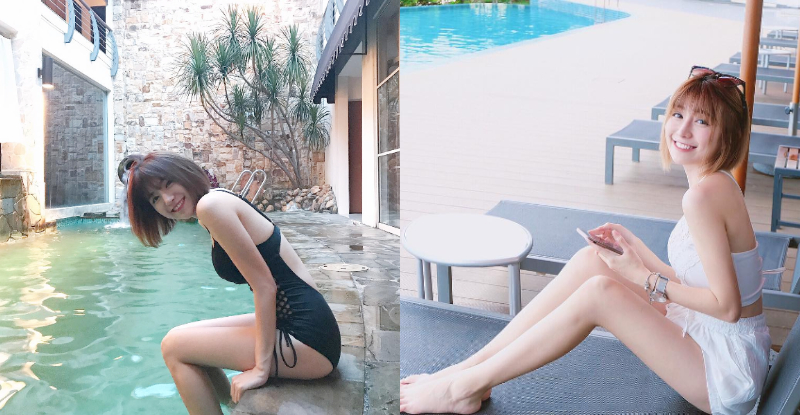 【万博娱乐】專屬視角！「白嫩大奶妹」私人遊池邊大曬肉體！好想把她帶回家…