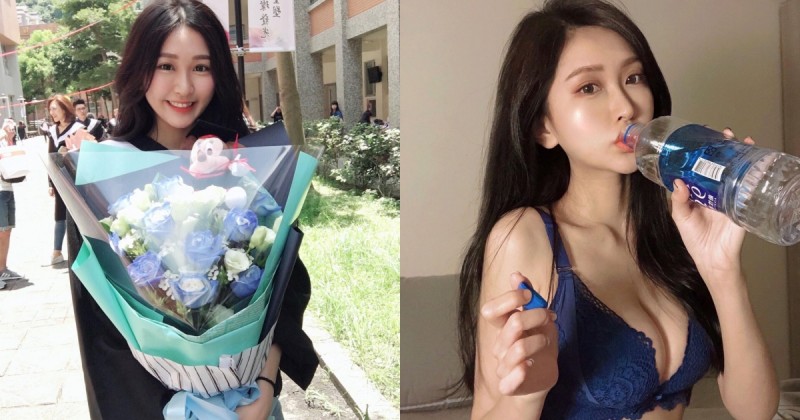 【万博娱乐】華夏科大畢業的「氣質甜心」，穿內衣「挺雪白美乳」喝水自拍，網友驚呼：要噴鼻血