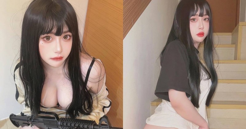 【万博娱乐】跌倒掉落小內褲！巨乳正妹「にに NiNi」二次元好身材，白嫩豐滿超吸睛！