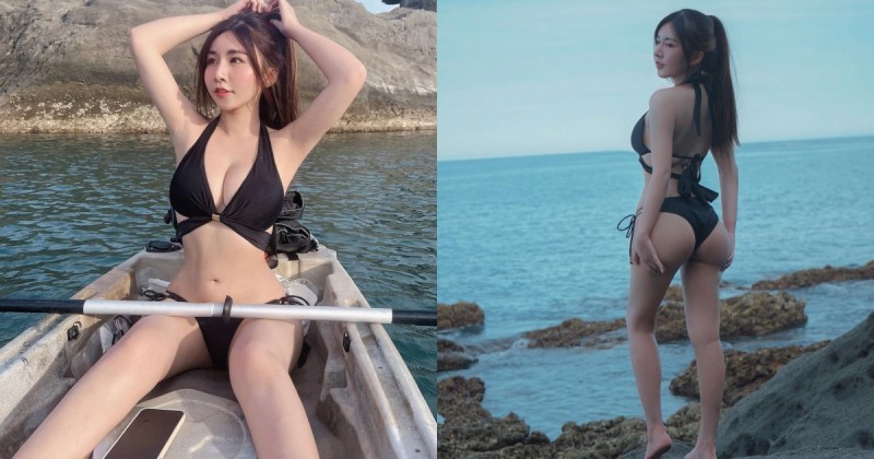 【万博娱乐】性感小隻馬「念念」台東海邊度假！超飽滿圓潤「蜜桃臀」大方開露！