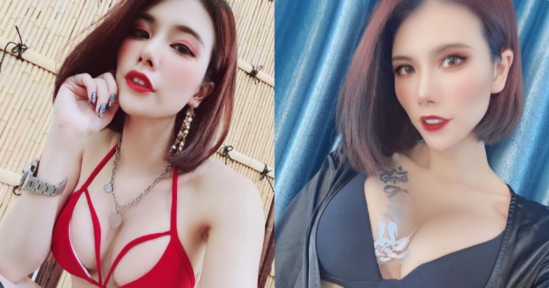 【万博娱乐】火辣主持人「菁菁」紅色比基尼超爆乳，惹火的穿搭「畫面好兇」！