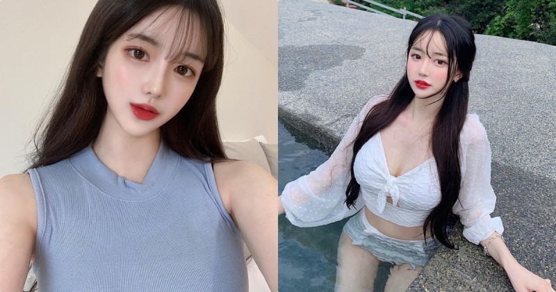 【万博娱乐】氣質正妹下水後「火辣曲線」現形，「白嫩美肌」腰細、胸好大！