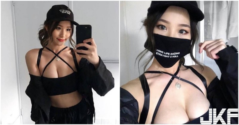 【万博娱乐】口罩正妹胸前大露「豐滿美乳」，養眼兩粒「長輩太有料」了！