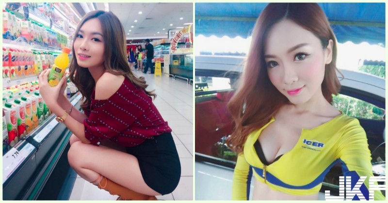 【万博娱乐】太火辣！超商「白皙爆奶妹」鮮豔美乳有夠犯規！超逆天「極品長腿」整個引人遐想…