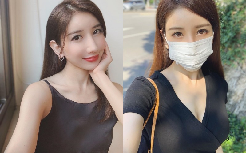 【万博娱乐】街頭驚見「超胸口罩妹」深V透視超誘惑　網肉搜後暴動：她在台灣耶