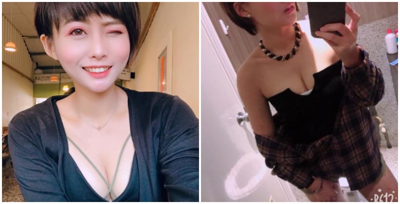 【万博娱乐】俏麗「短髮業務」不經意爆乳，不只有電眼還有好身材實在很難認真談生意