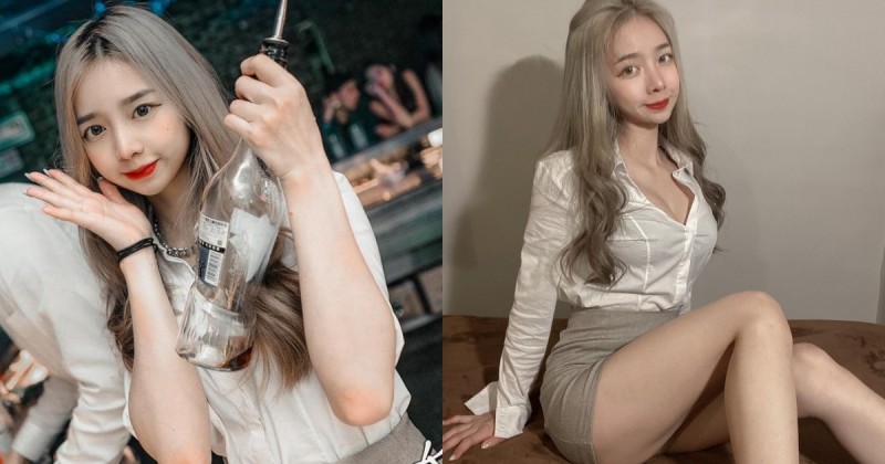 【万博娱乐】台北夜店「巨乳甜妹調酒師」出沒！圓圓大眼和「兇猛曲線」讓人好想喝她的酒～