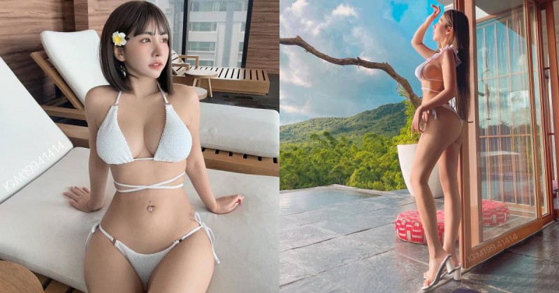 【万博娱乐】巨乳小隻馬「念念」比基尼有夠犯規！「渾圓側乳+飽滿蜜桃」一次看夠！